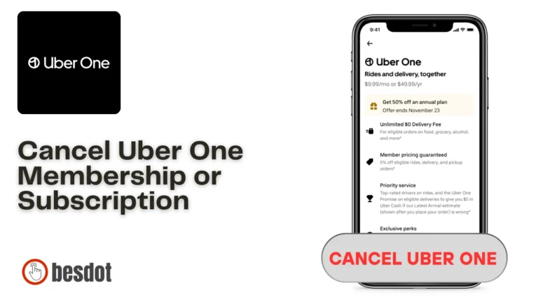 How to Cancel Uber One Membership or Subscription