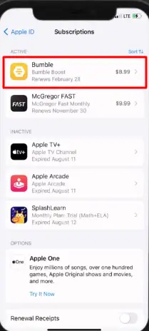 bumble subscription