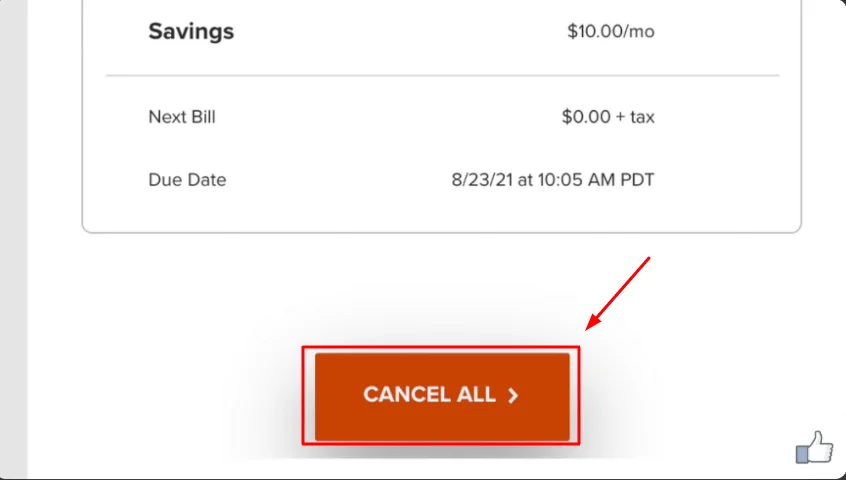 cancel all plans of sling tv
