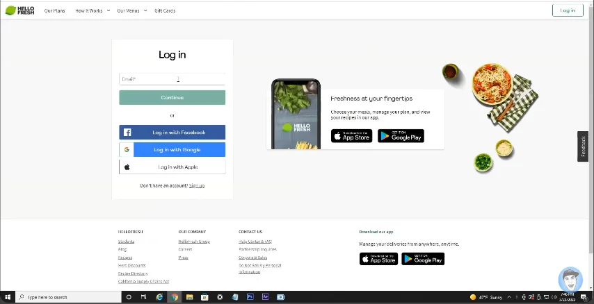 login of hellofeesh