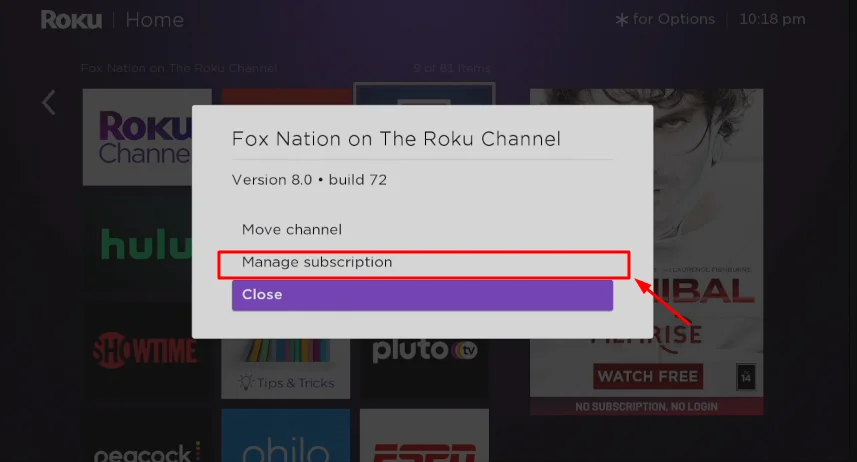 manage subscription