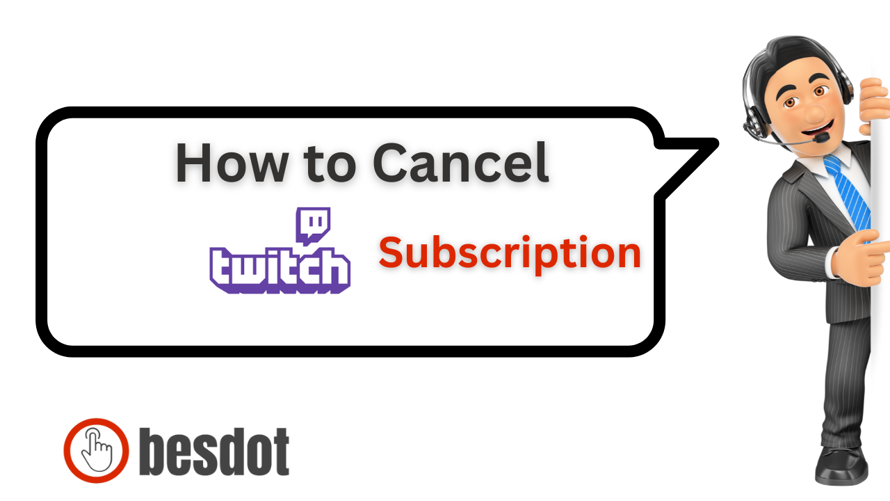 how to cancel twitch subscription