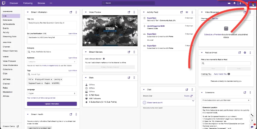 profile icon of twitch app
