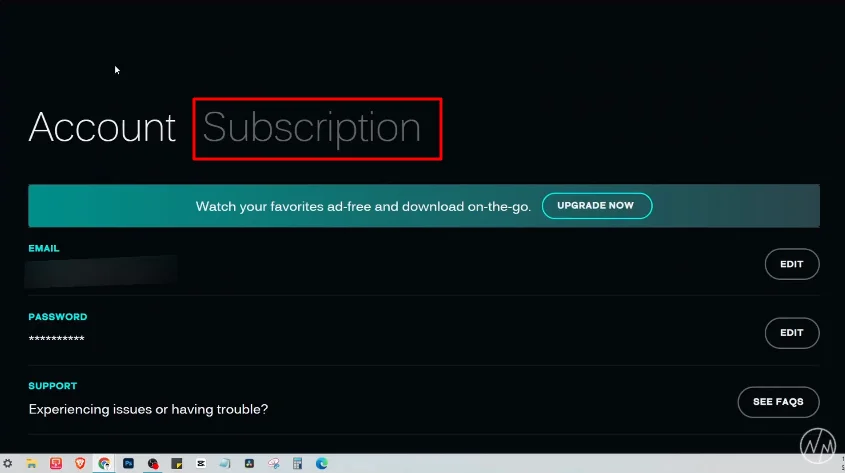 AMC Plus subscription button