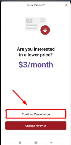 Rocket Money continue cancellation