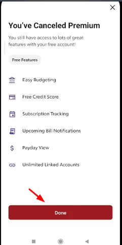 you have cancelled Rocket Money subscription