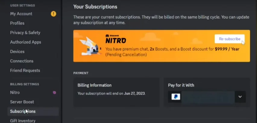 subscription successfully unsubscribed