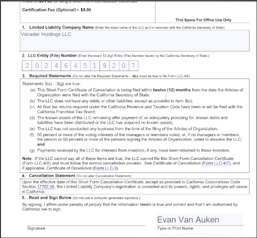 llc california form