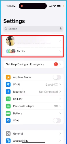 icloud profile