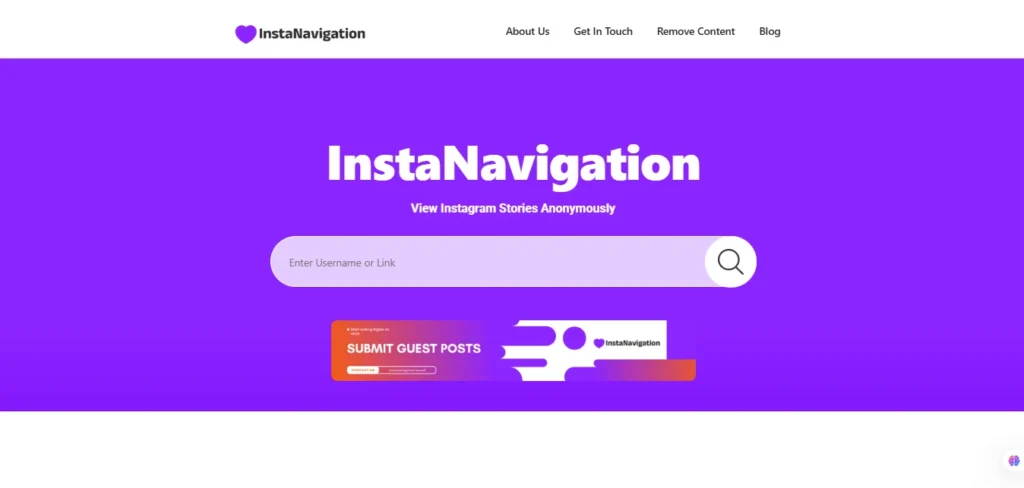 instanavigation official site