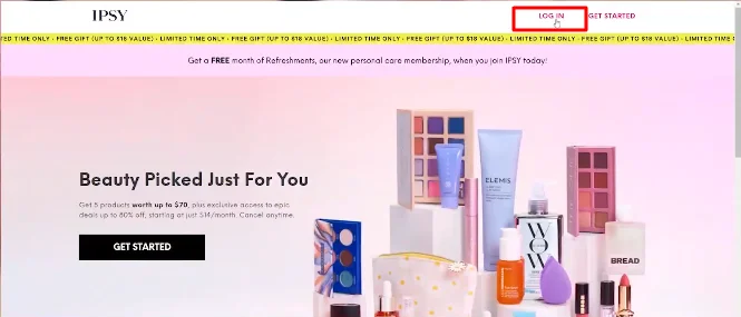 Ipsy official site