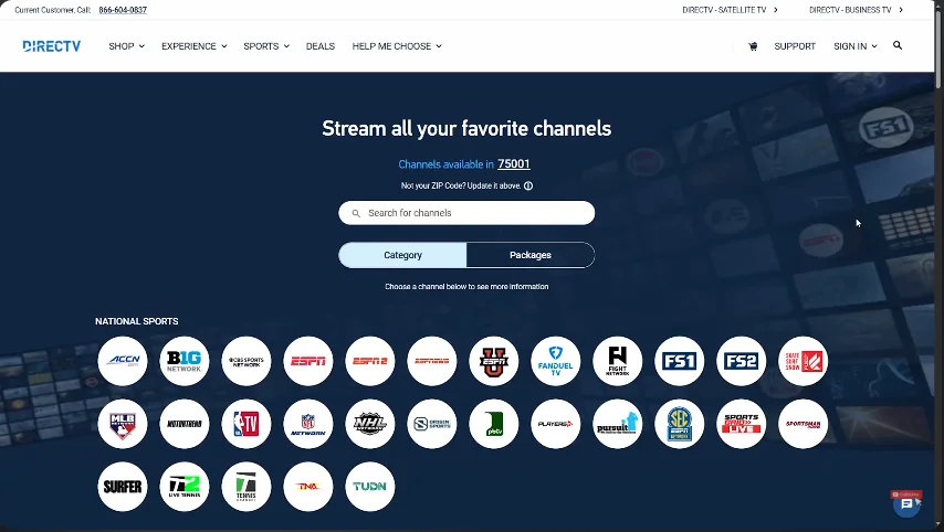 directv official site