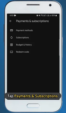 subscription button