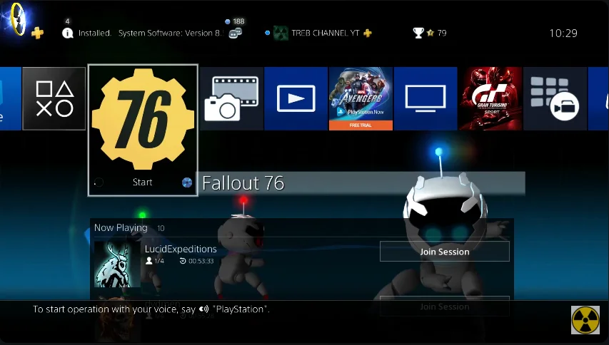 playstation interface