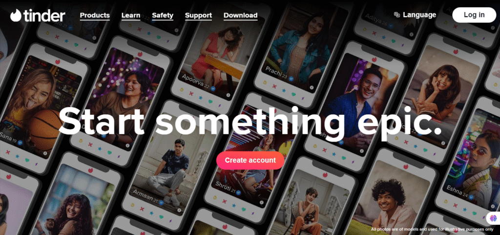 tinder official site