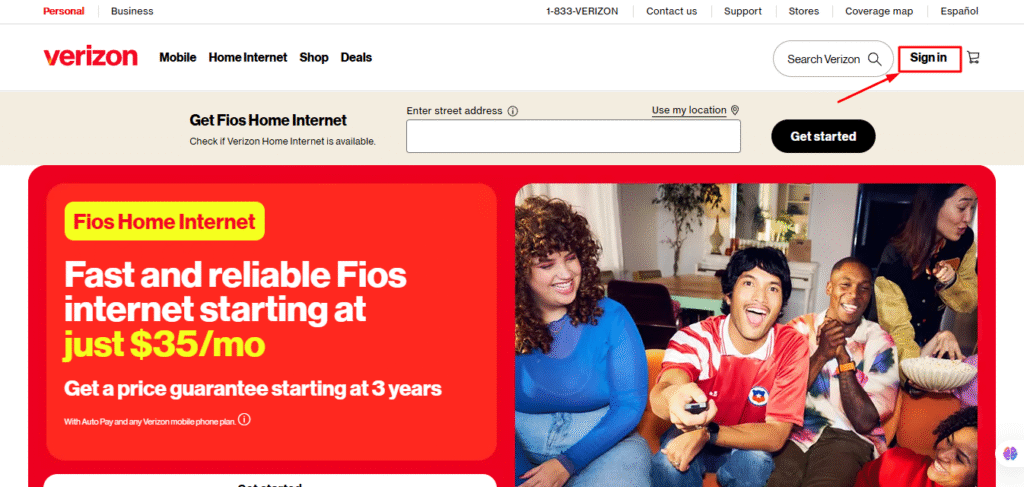 verizon fios official site