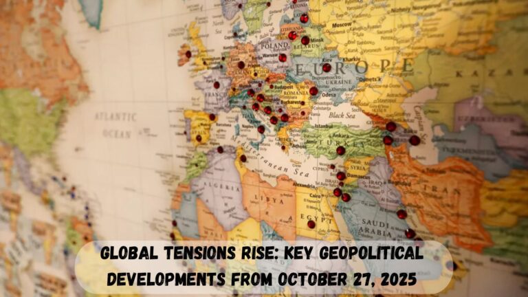 Global Tensions Rise: Key Geopolitical Developments from October 27, 2025