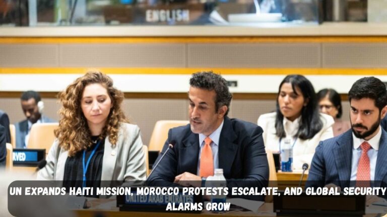 UN Expands Haiti Mission, Morocco Protests Escalate, and Global Security Alarms Grow