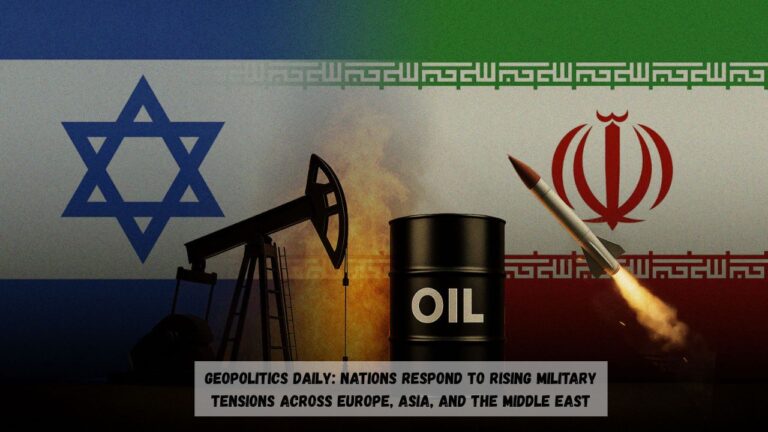 Geopolitics Daily: Nations Respond to Rising Military Tensions Across Europe, Asia, and the Middle East